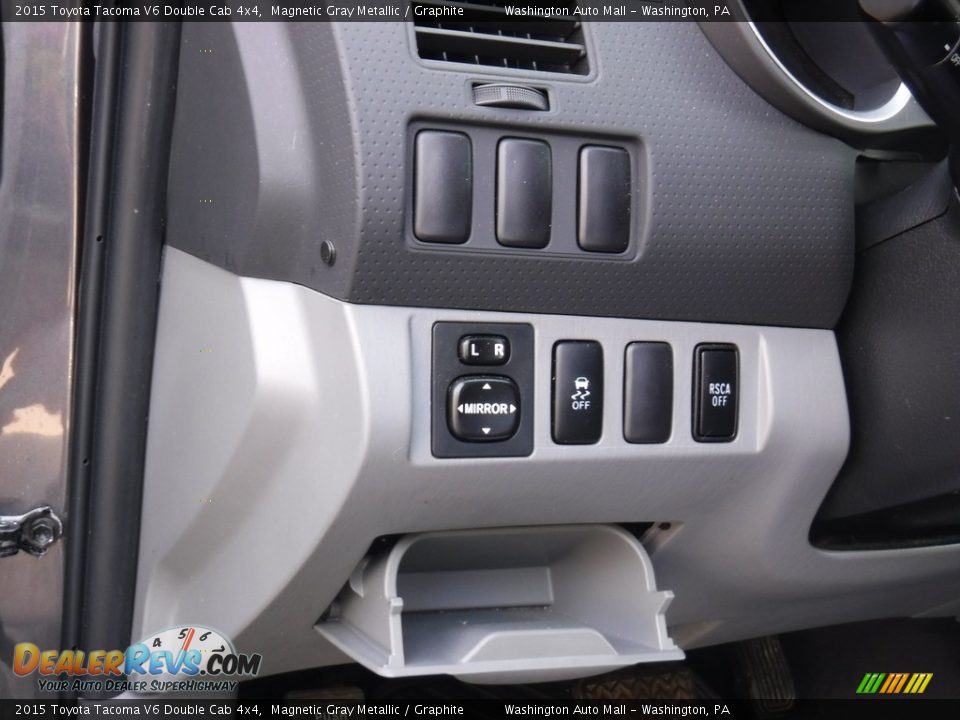 2015 Toyota Tacoma V6 Double Cab 4x4 Magnetic Gray Metallic / Graphite Photo #7