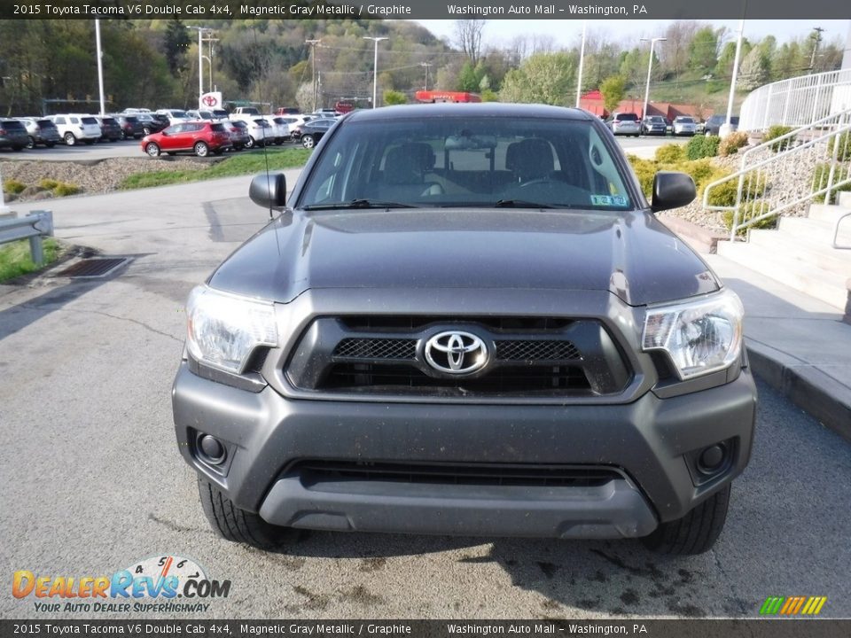 2015 Toyota Tacoma V6 Double Cab 4x4 Magnetic Gray Metallic / Graphite Photo #10