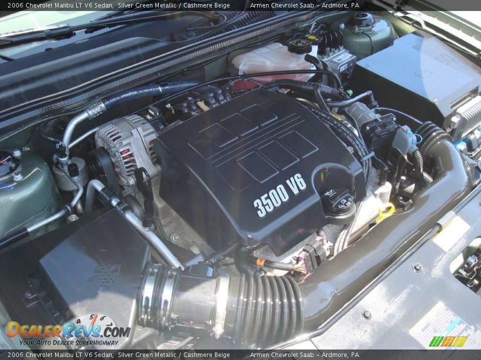 2006 Chevrolet Malibu LT V6 Sedan Silver Green Metallic / Cashmere Beige Photo #22
