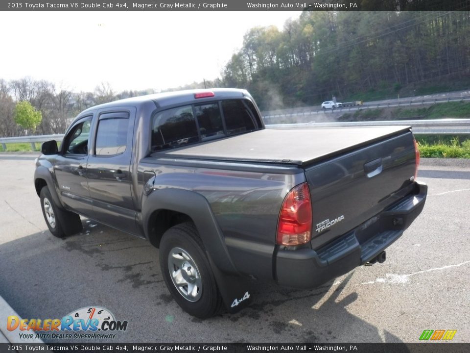 2015 Toyota Tacoma V6 Double Cab 4x4 Magnetic Gray Metallic / Graphite Photo #13