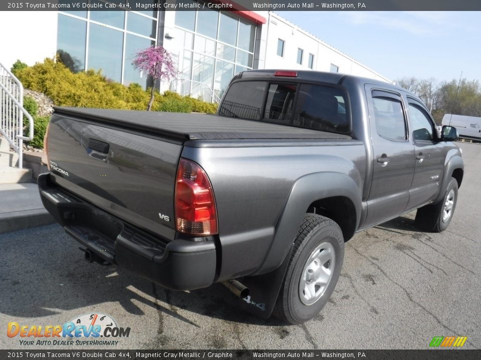 2015 Toyota Tacoma V6 Double Cab 4x4 Magnetic Gray Metallic / Graphite Photo #17