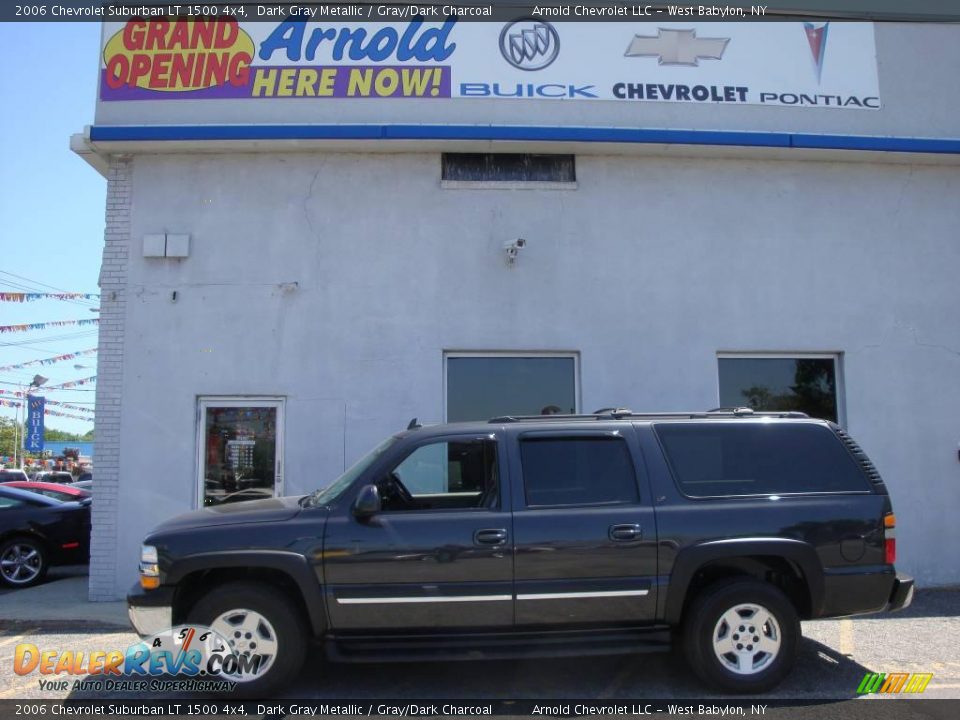 2006 Chevrolet Suburban LT 1500 4x4 Dark Gray Metallic / Gray/Dark Charcoal Photo #3