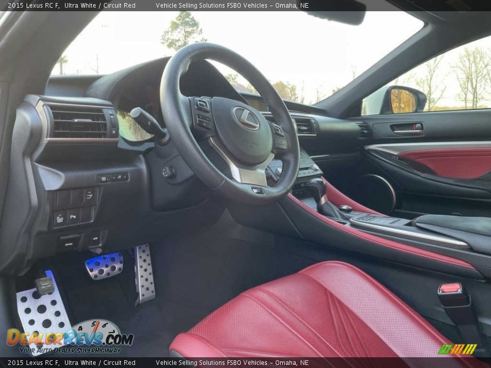 Front Seat of 2015 Lexus RC F Photo #3