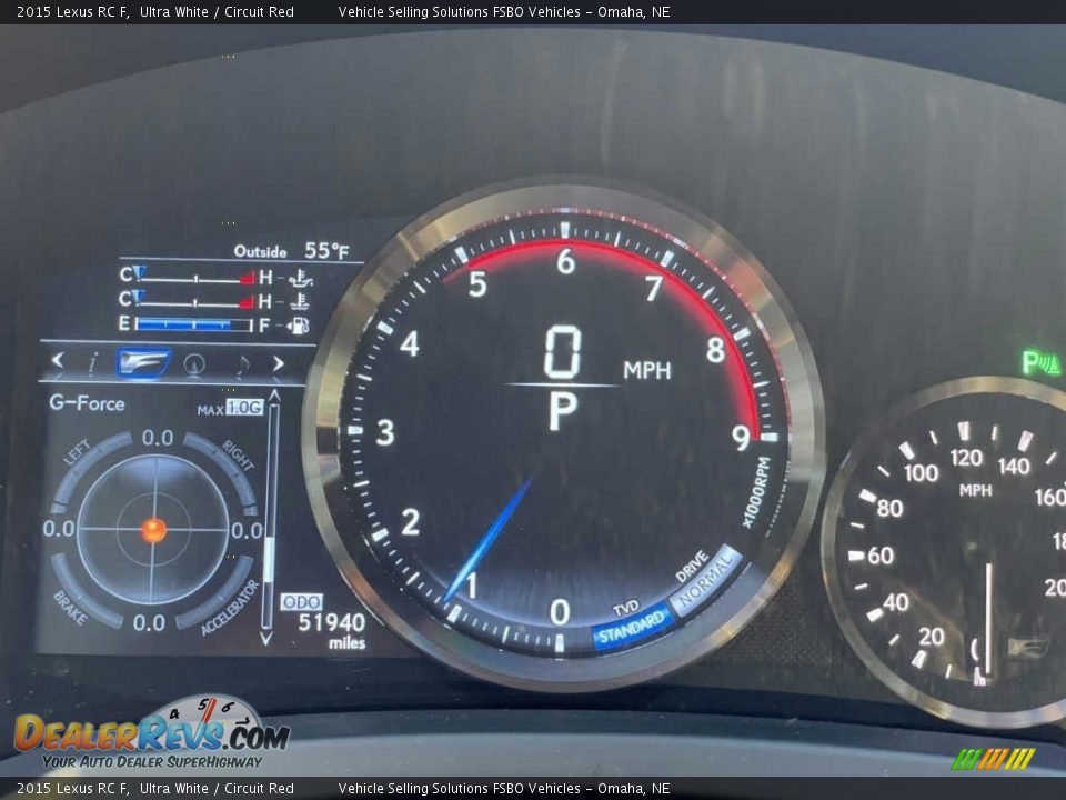 2015 Lexus RC F Gauges Photo #5