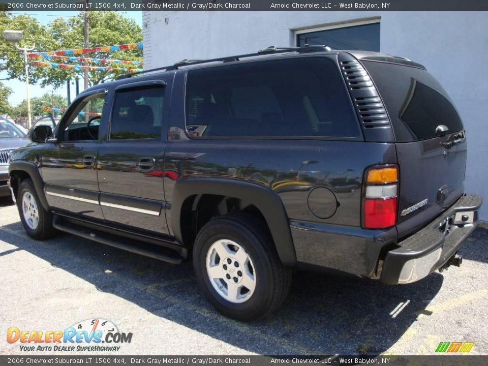 2006 Chevrolet Suburban LT 1500 4x4 Dark Gray Metallic / Gray/Dark Charcoal Photo #4