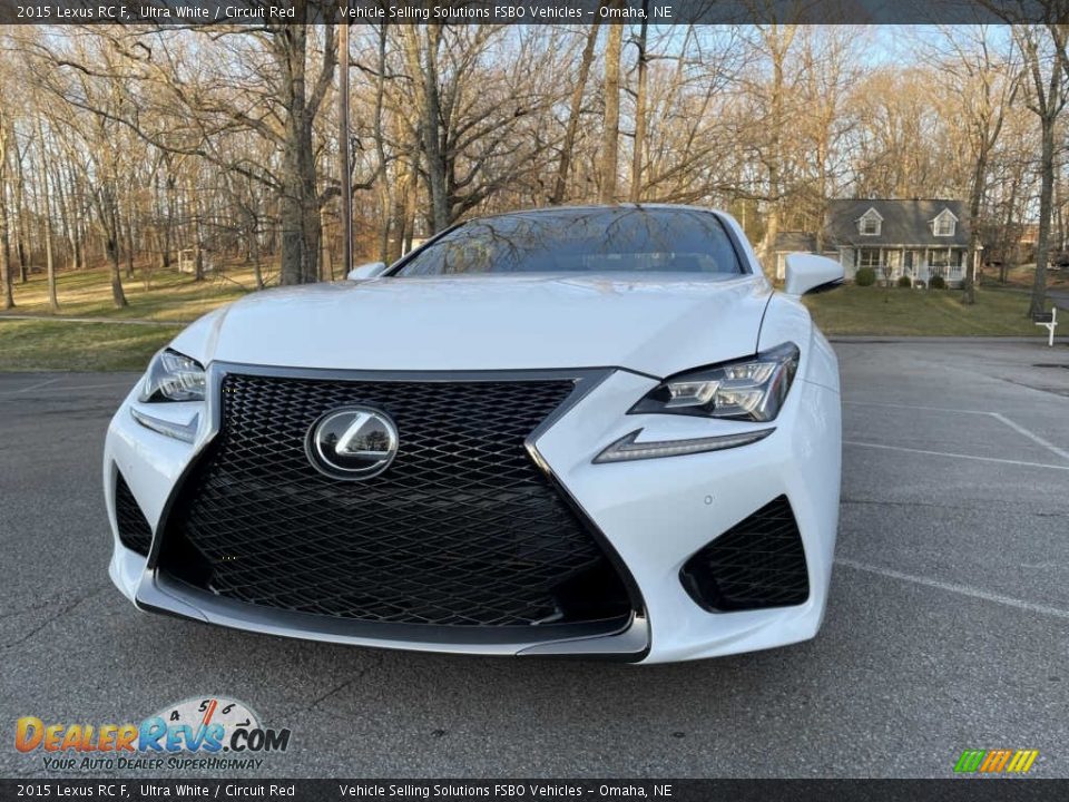 2015 Lexus RC F Ultra White / Circuit Red Photo #8