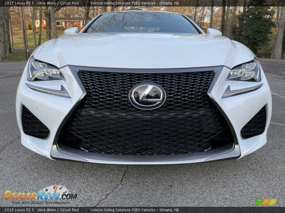 2015 Lexus RC F Ultra White / Circuit Red Photo #9