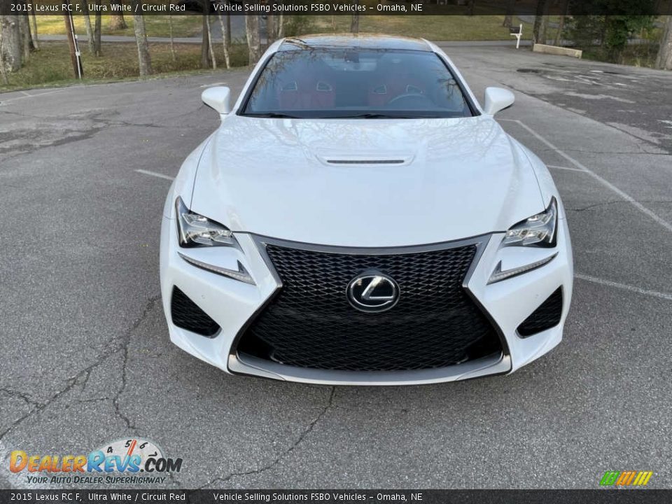 2015 Lexus RC F Ultra White / Circuit Red Photo #10