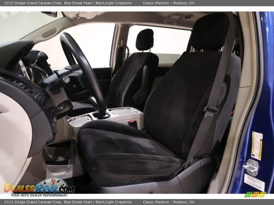 2013 Dodge Grand Caravan Crew Blue Streak Pearl / Black/Light Graystone Photo #5