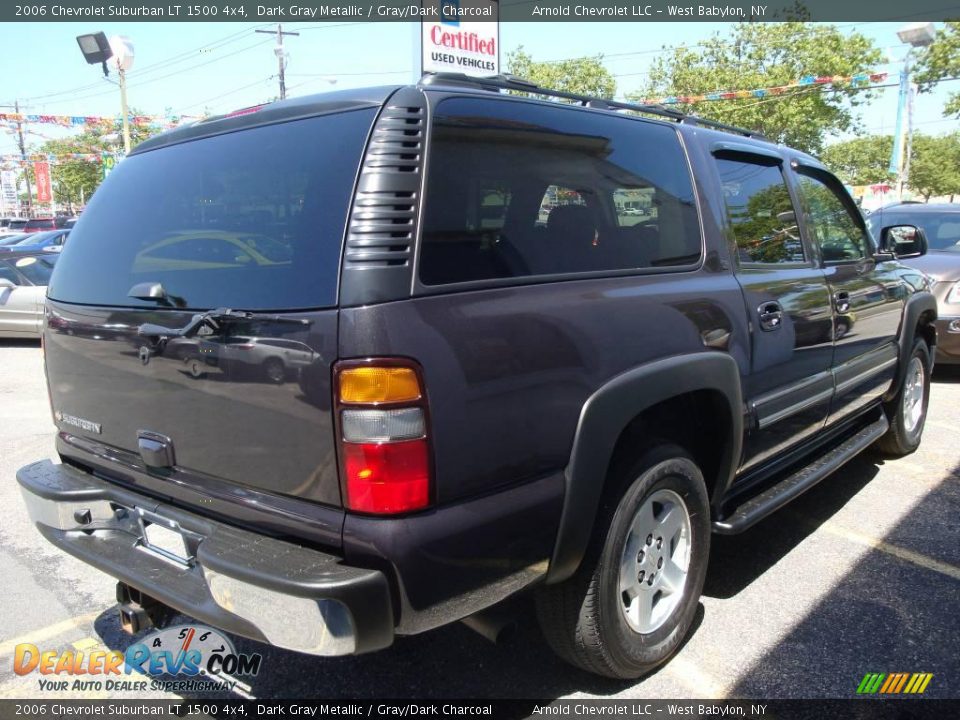 2006 Chevrolet Suburban LT 1500 4x4 Dark Gray Metallic / Gray/Dark Charcoal Photo #6