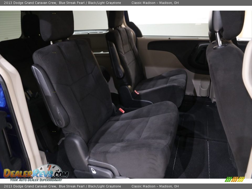 2013 Dodge Grand Caravan Crew Blue Streak Pearl / Black/Light Graystone Photo #17