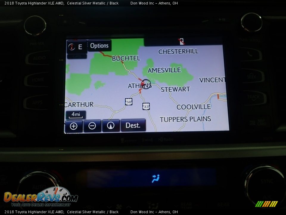 2018 Toyota Highlander XLE AWD Celestial Silver Metallic / Black Photo #4