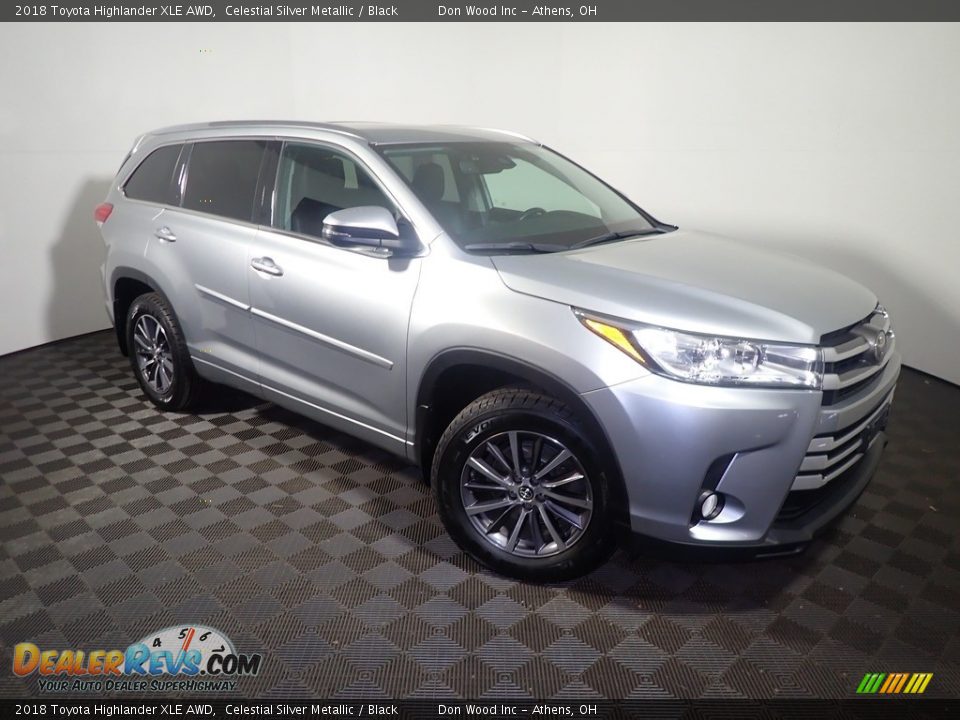 2018 Toyota Highlander XLE AWD Celestial Silver Metallic / Black Photo #6