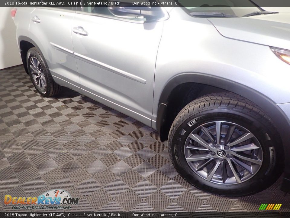 2018 Toyota Highlander XLE AWD Celestial Silver Metallic / Black Photo #7