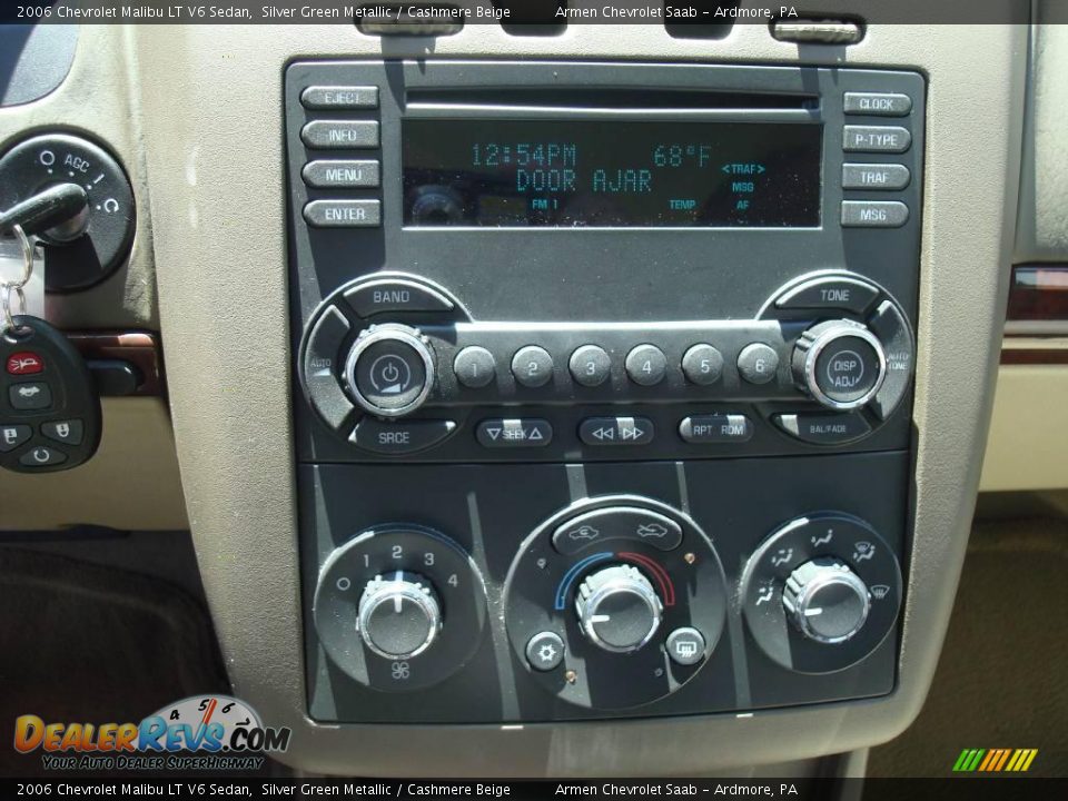 2006 Chevrolet Malibu LT V6 Sedan Silver Green Metallic / Cashmere Beige Photo #29