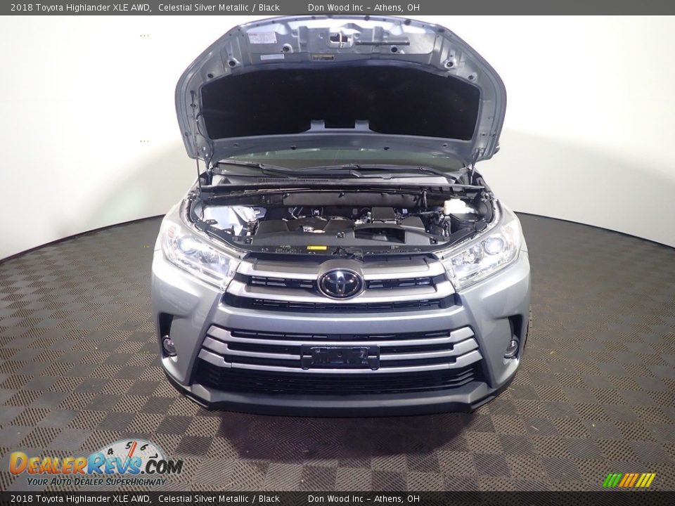 2018 Toyota Highlander XLE AWD Celestial Silver Metallic / Black Photo #9