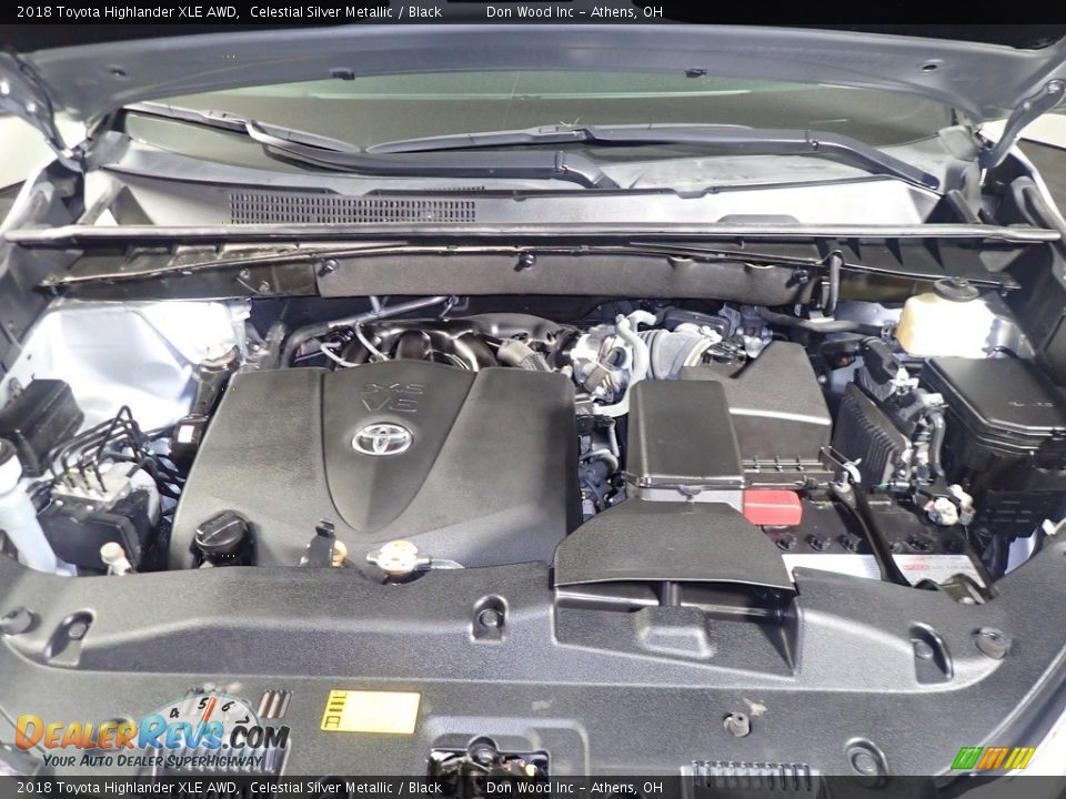 2018 Toyota Highlander XLE AWD Celestial Silver Metallic / Black Photo #10