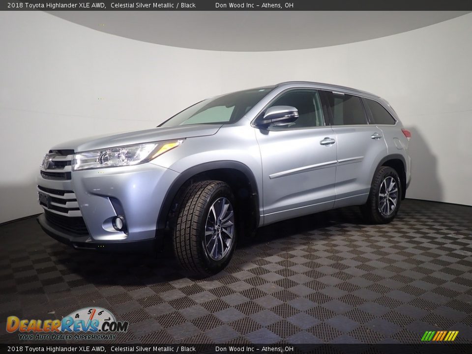 2018 Toyota Highlander XLE AWD Celestial Silver Metallic / Black Photo #11