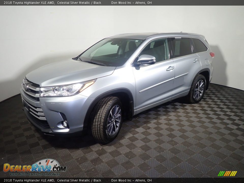 2018 Toyota Highlander XLE AWD Celestial Silver Metallic / Black Photo #12