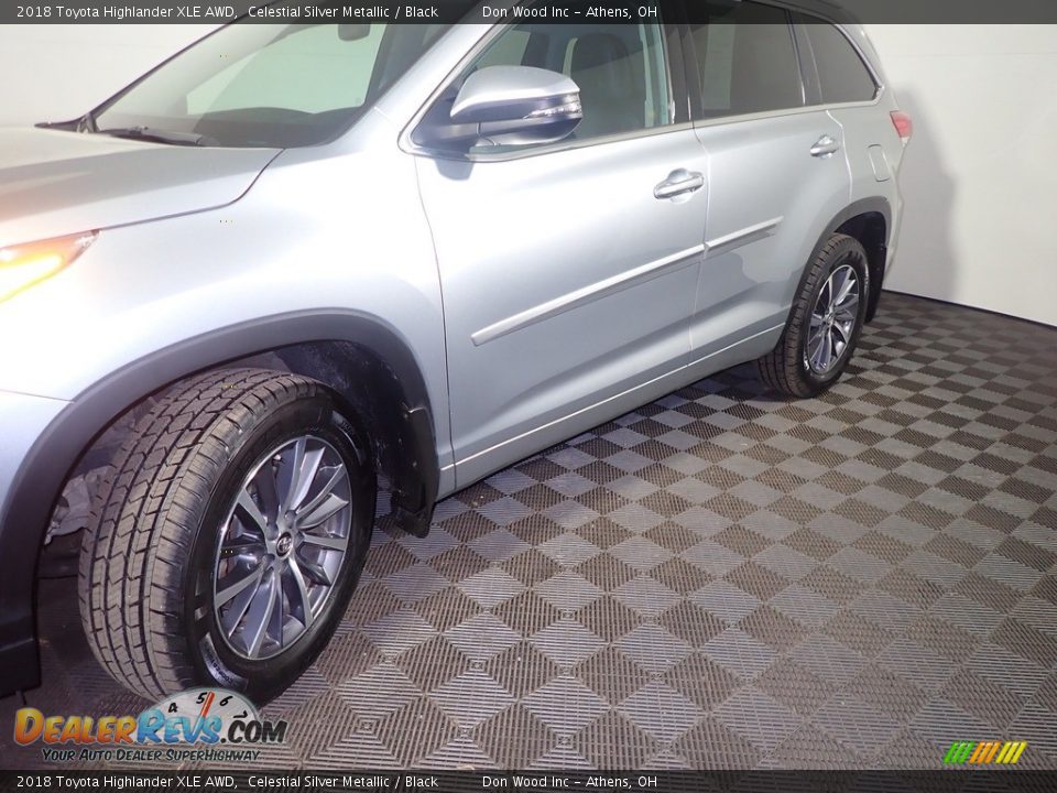 2018 Toyota Highlander XLE AWD Celestial Silver Metallic / Black Photo #13