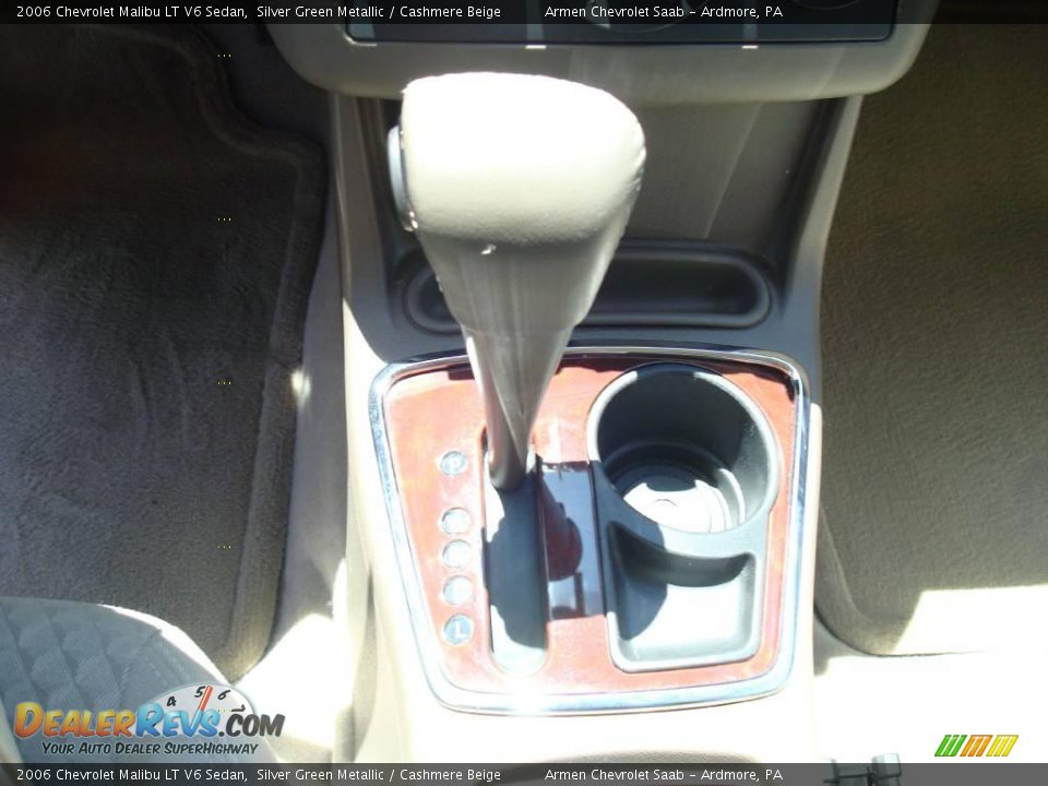 2006 Chevrolet Malibu LT V6 Sedan Silver Green Metallic / Cashmere Beige Photo #30