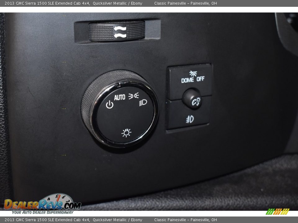 2013 GMC Sierra 1500 SLE Extended Cab 4x4 Quicksilver Metallic / Ebony Photo #9