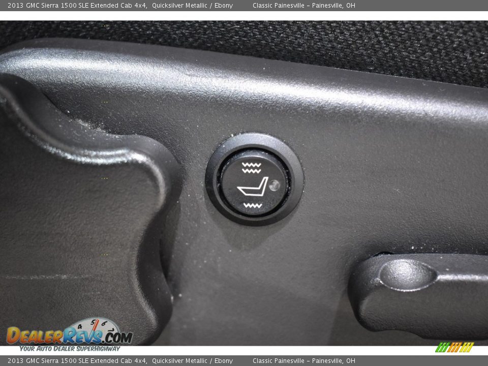 2013 GMC Sierra 1500 SLE Extended Cab 4x4 Quicksilver Metallic / Ebony Photo #10