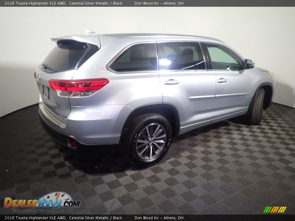 2018 Toyota Highlander XLE AWD Celestial Silver Metallic / Black Photo #21