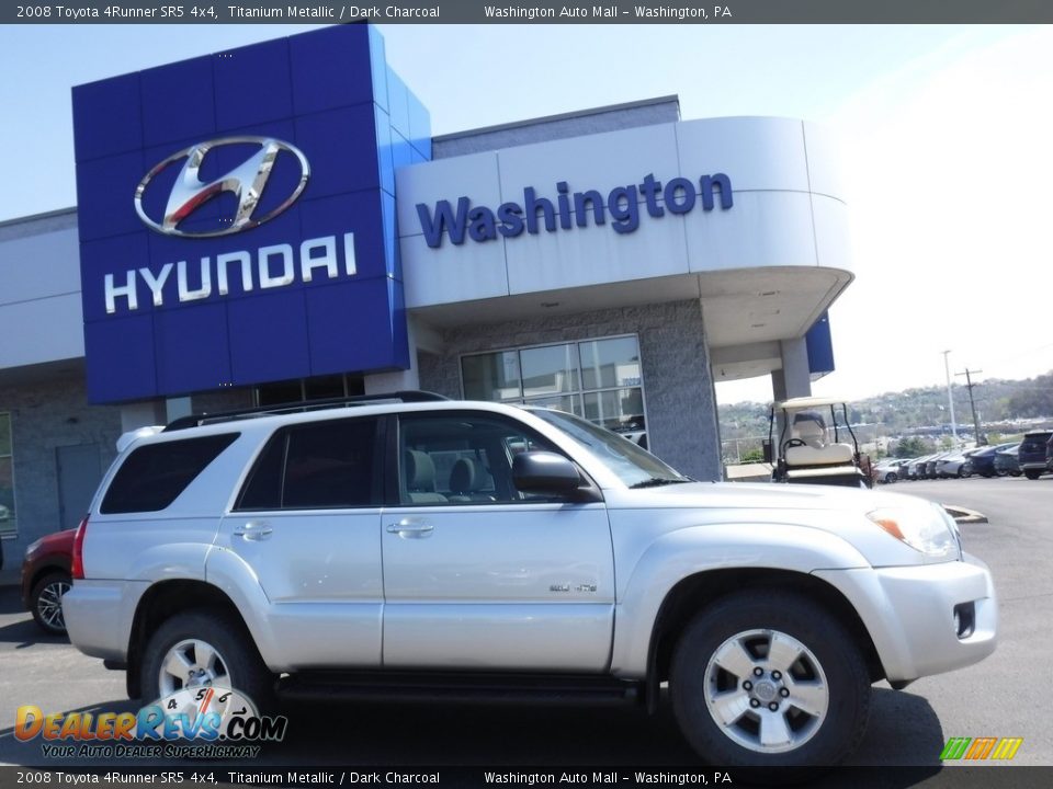 2008 Toyota 4Runner SR5 4x4 Titanium Metallic / Dark Charcoal Photo #2