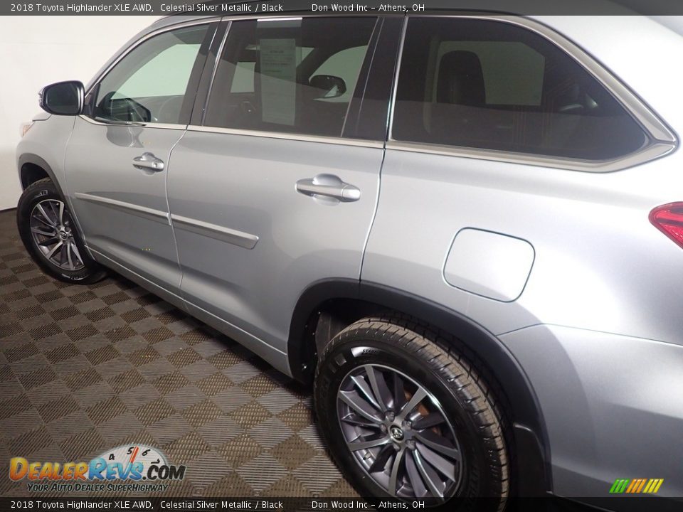 2018 Toyota Highlander XLE AWD Celestial Silver Metallic / Black Photo #22