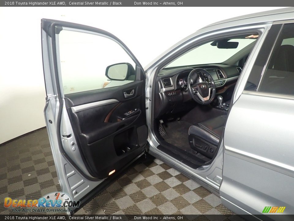 2018 Toyota Highlander XLE AWD Celestial Silver Metallic / Black Photo #24