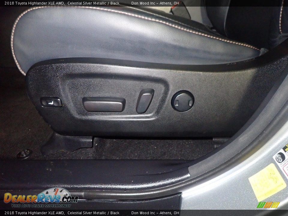 2018 Toyota Highlander XLE AWD Celestial Silver Metallic / Black Photo #27