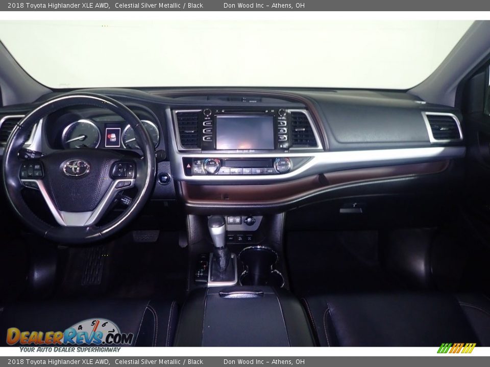 2018 Toyota Highlander XLE AWD Celestial Silver Metallic / Black Photo #28