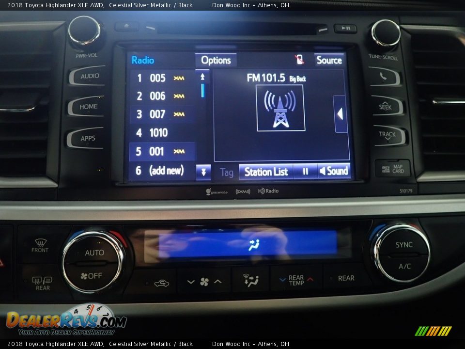 2018 Toyota Highlander XLE AWD Celestial Silver Metallic / Black Photo #30