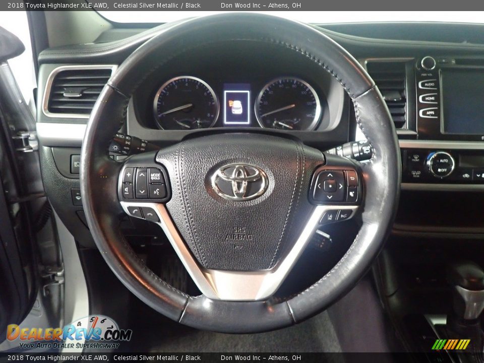 2018 Toyota Highlander XLE AWD Celestial Silver Metallic / Black Photo #31