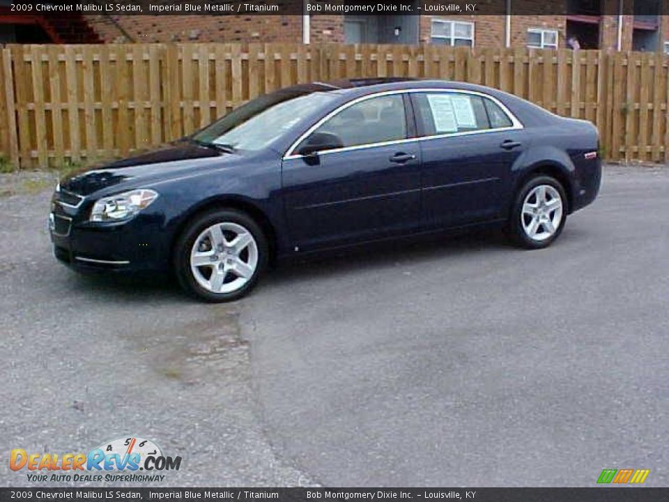 2009 Chevrolet Malibu LS Sedan Imperial Blue Metallic / Titanium Photo #1