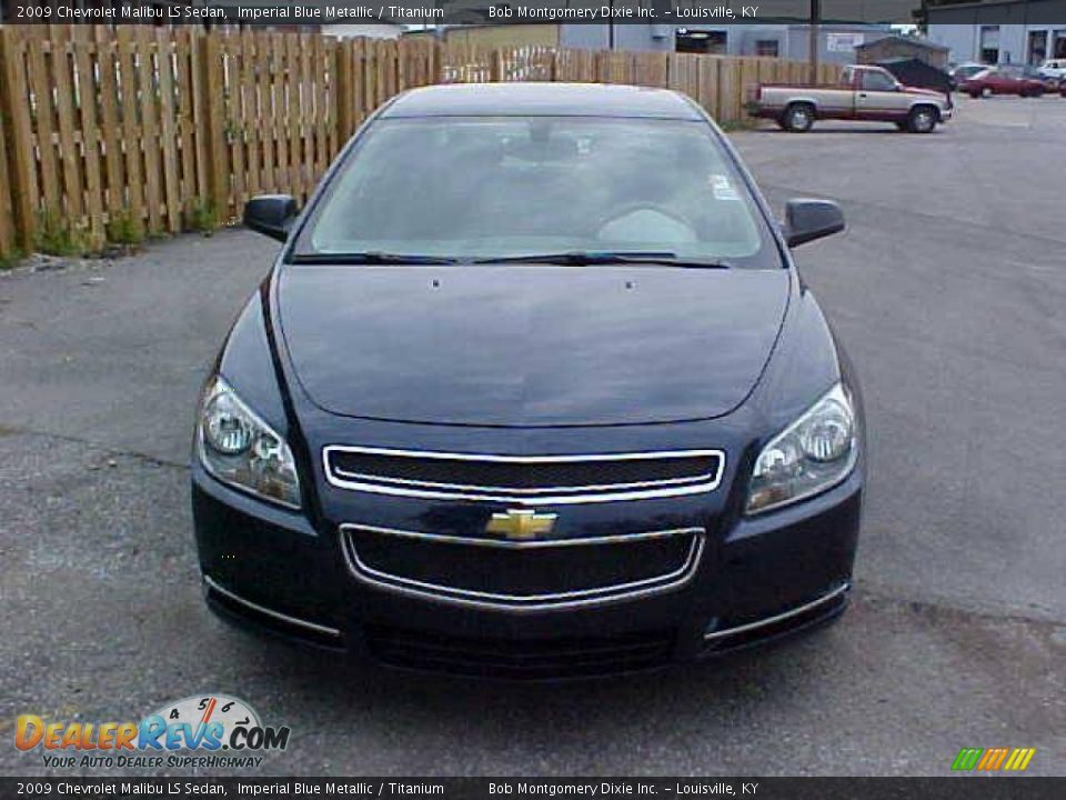 2009 Chevrolet Malibu LS Sedan Imperial Blue Metallic / Titanium Photo #2