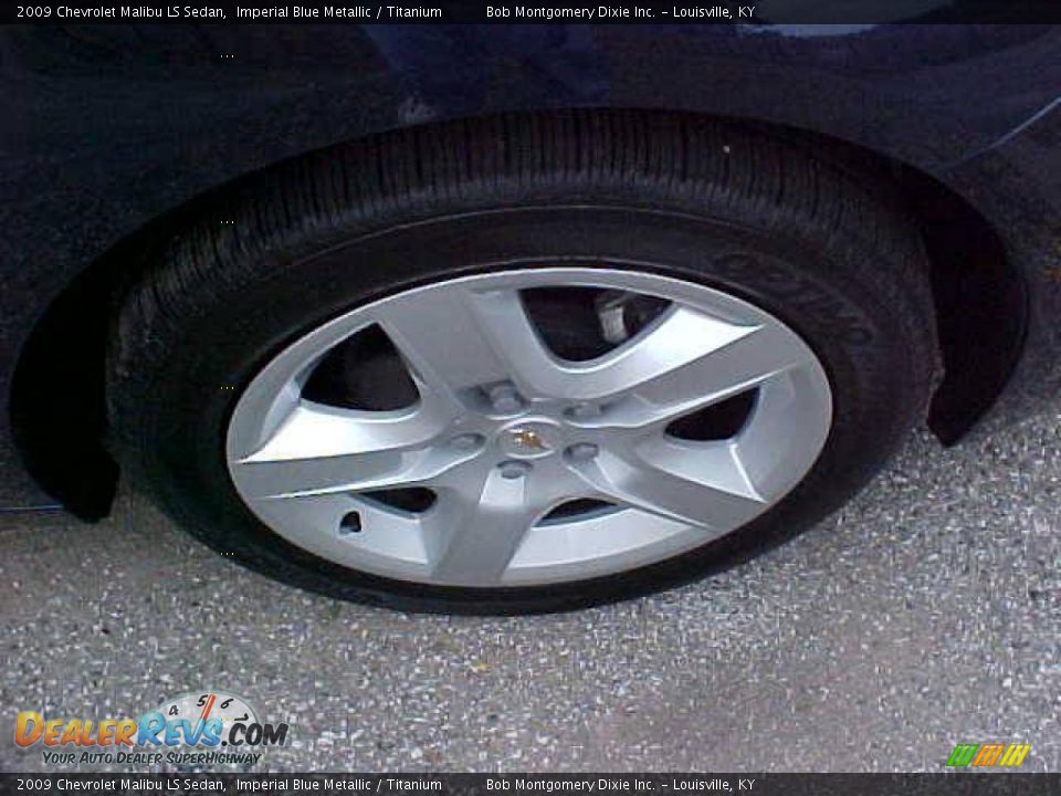 2009 Chevrolet Malibu LS Sedan Imperial Blue Metallic / Titanium Photo #4