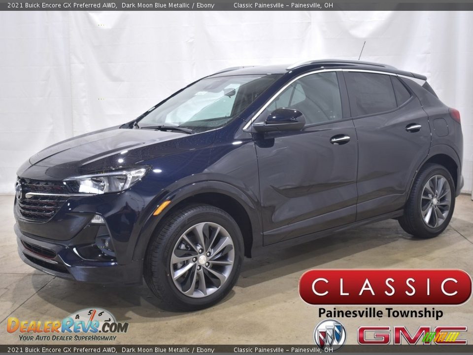 2021 Buick Encore GX Preferred AWD Dark Moon Blue Metallic / Ebony Photo #1