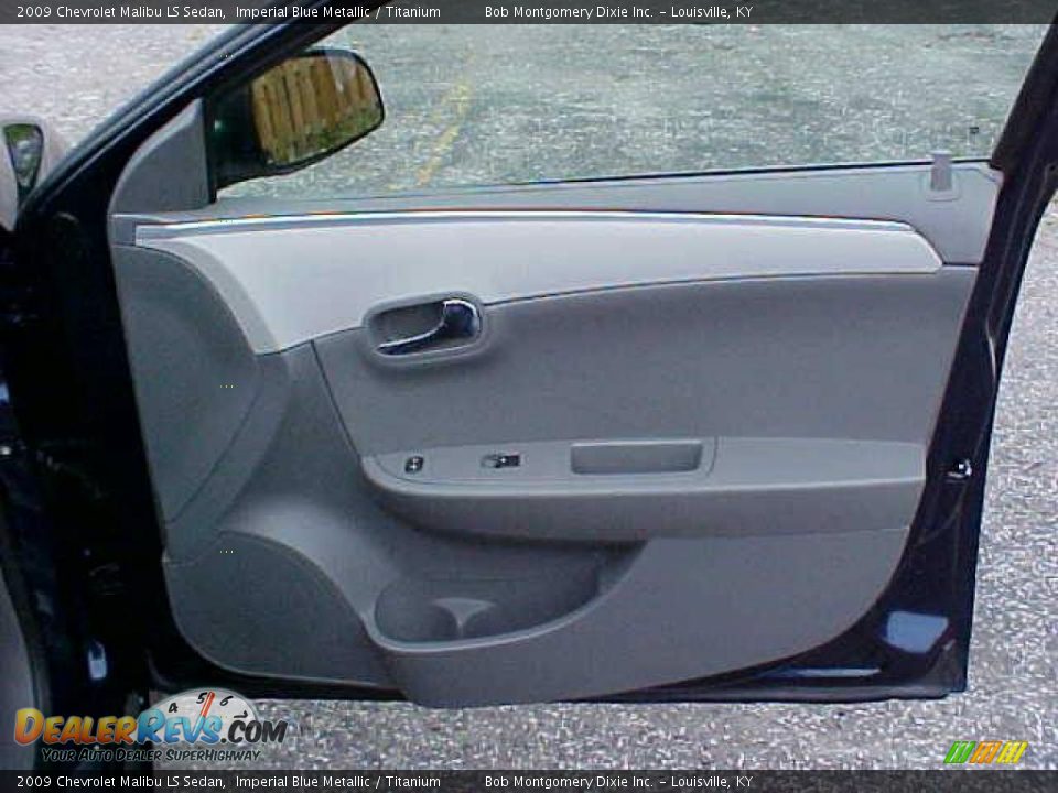 2009 Chevrolet Malibu LS Sedan Imperial Blue Metallic / Titanium Photo #6