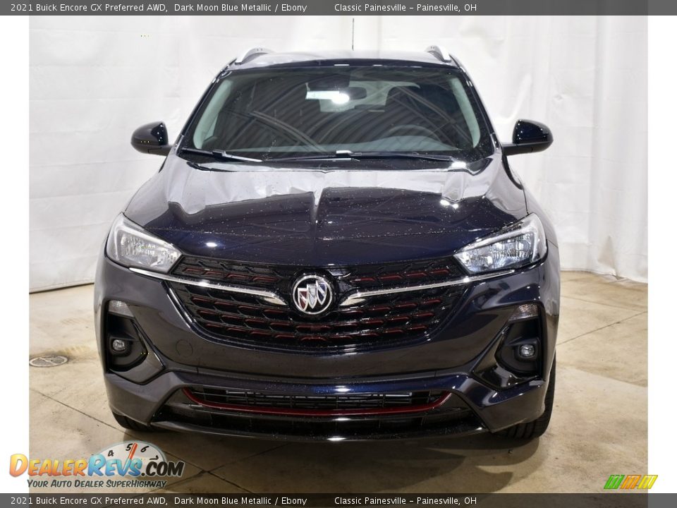 2021 Buick Encore GX Preferred AWD Dark Moon Blue Metallic / Ebony Photo #4