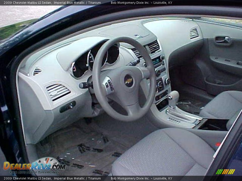 2009 Chevrolet Malibu LS Sedan Imperial Blue Metallic / Titanium Photo #9