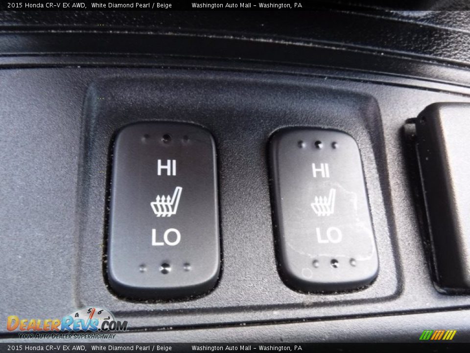 2015 Honda CR-V EX AWD White Diamond Pearl / Beige Photo #15