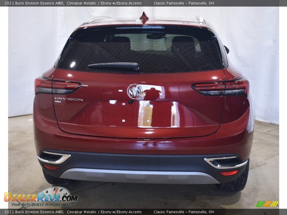 2021 Buick Envision Essence AWD Cinnabar Metallic / Ebony w/Ebony Accents Photo #3