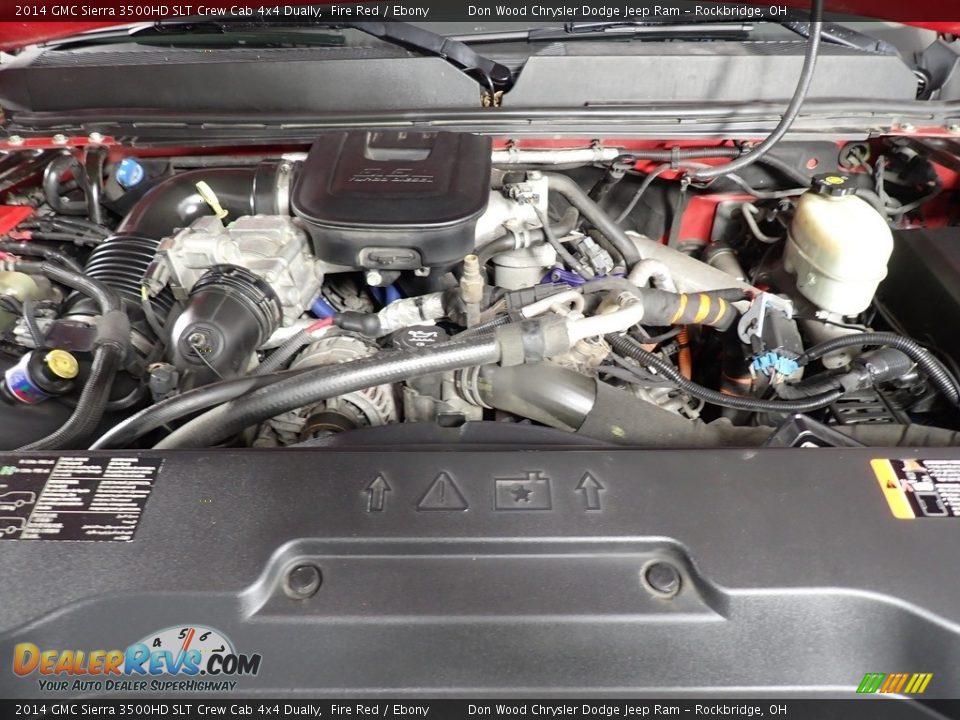 2014 GMC Sierra 3500HD SLT Crew Cab 4x4 Dually 6.6 Liter B20 OHV 32-Valve VVT DuraMax Turbo-Diesel V8 Engine Photo #8