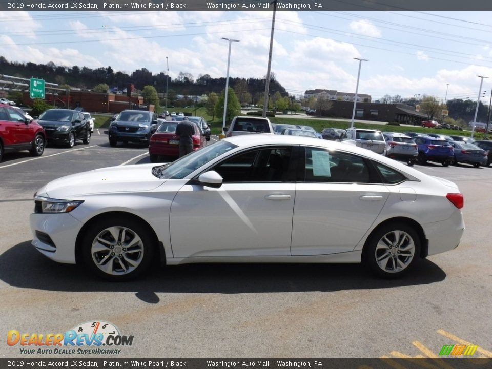 2019 Honda Accord LX Sedan Platinum White Pearl / Black Photo #6