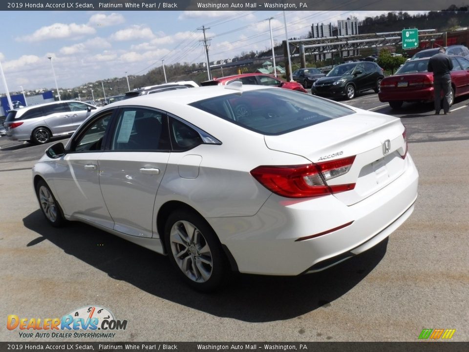 2019 Honda Accord LX Sedan Platinum White Pearl / Black Photo #7