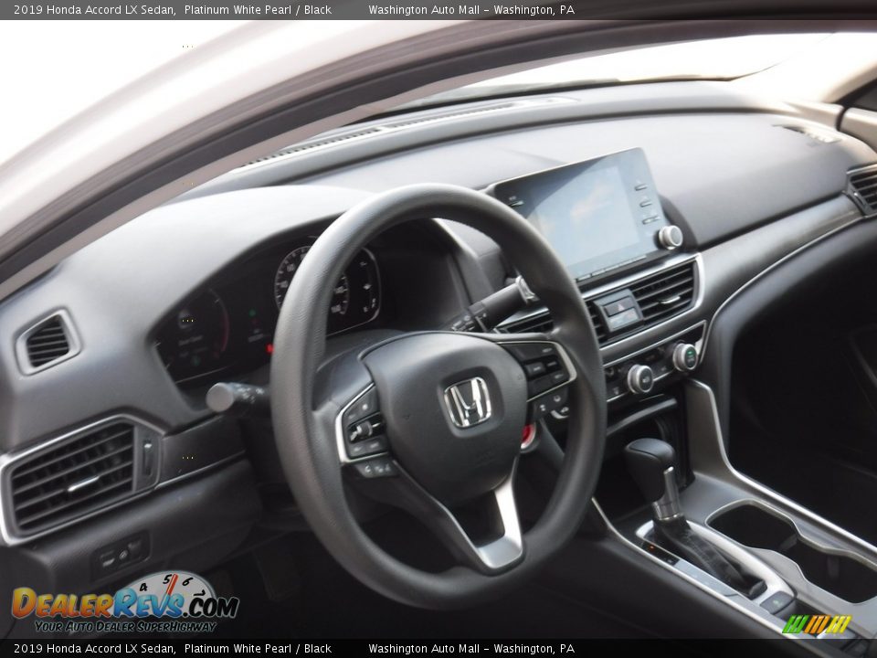 2019 Honda Accord LX Sedan Platinum White Pearl / Black Photo #10