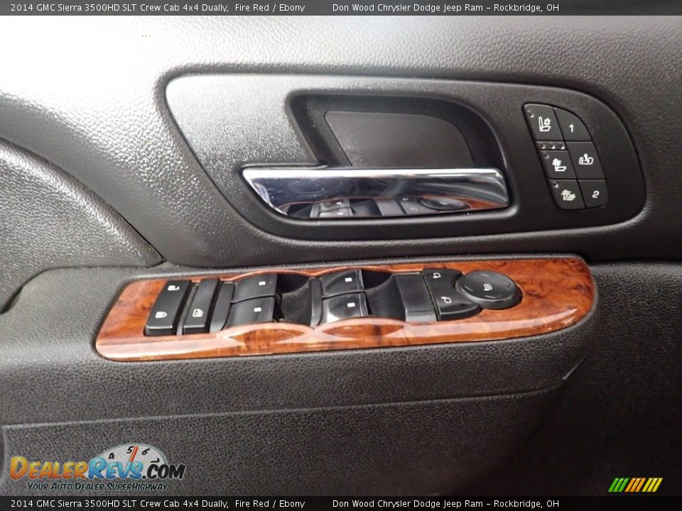 Door Panel of 2014 GMC Sierra 3500HD SLT Crew Cab 4x4 Dually Photo #20