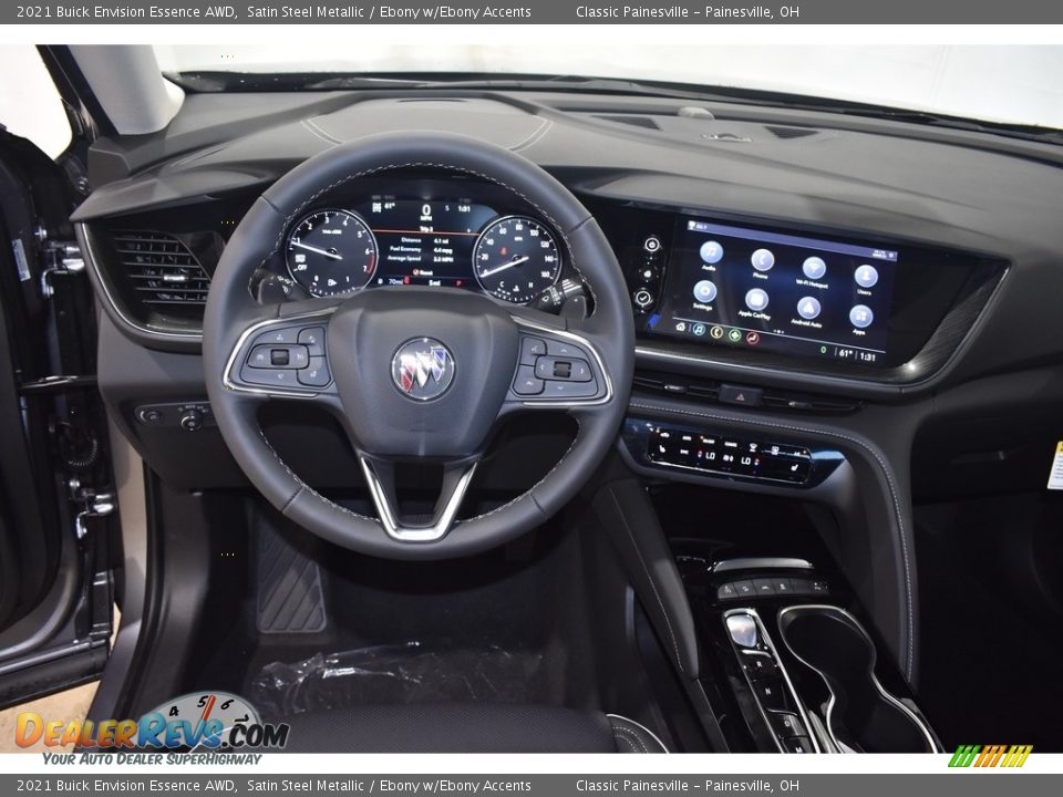 2021 Buick Envision Essence AWD Satin Steel Metallic / Ebony w/Ebony Accents Photo #10